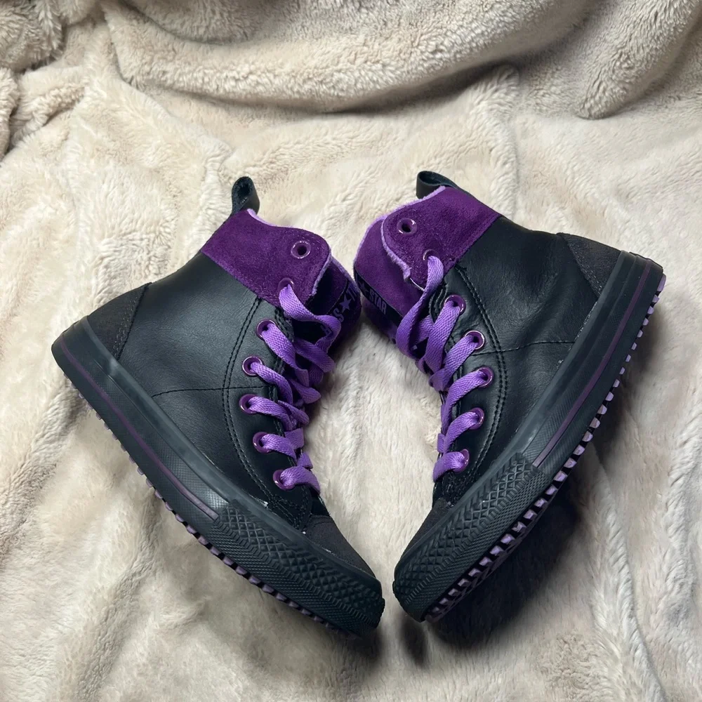 Juniors Converse Size 1 boot shoe - Picture 5 of 7